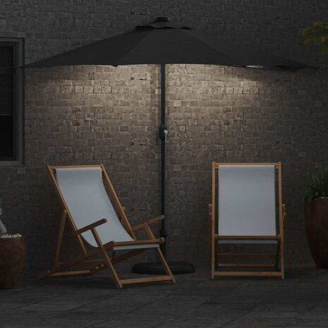 Tuinparasol Antraciet 294 x 150 x 224 cm Stof 3