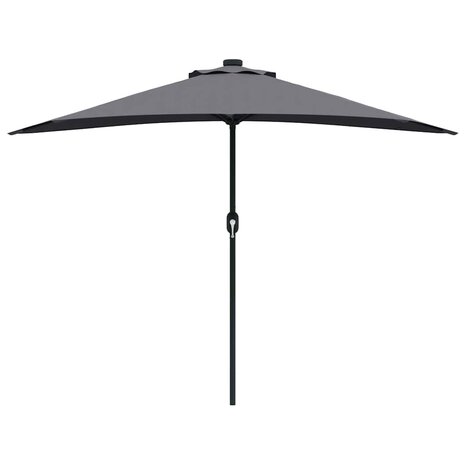 Tuinparasol Antraciet 294 x 150 x 224 cm Stof 4