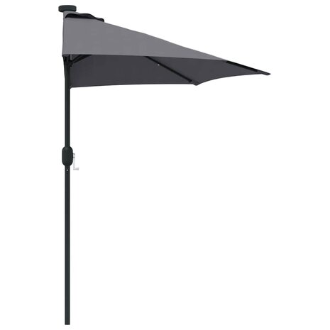 Tuinparasol Antraciet 294 x 150 x 224 cm Stof 5