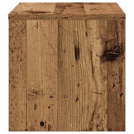 Nachtkastje Oud hout 40 x 30 x 30 cm Bewerkt hout 5