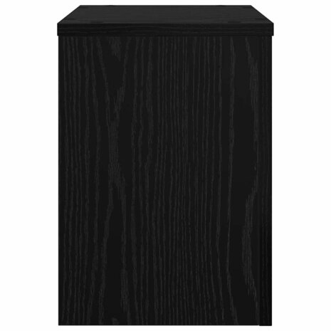 Plantenstandaards 2 stuks Zwarte Eik 25x25x35 cm Geïntegreerd Hout 6