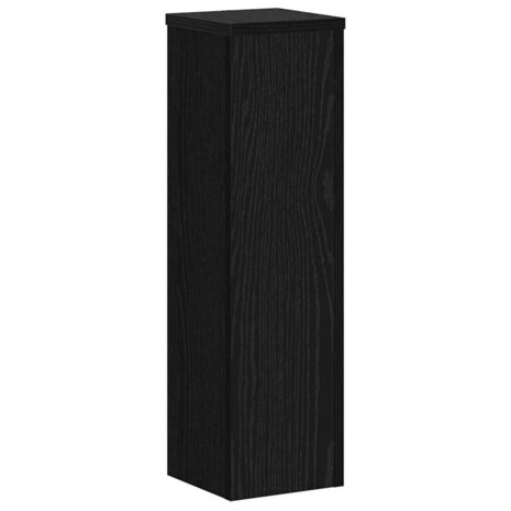 Plantenstandaarden 2 stuks Zwarte Eiken 17x17x60 cm Bewerkt Hout 4
