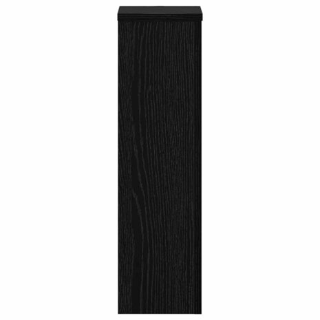 Plantenstandaarden 2 stuks Zwarte Eiken 17x17x60 cm Bewerkt Hout 6