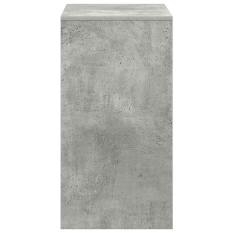 Bureau Betongrijs 60x40x76 cm Geengineerd Hout 4