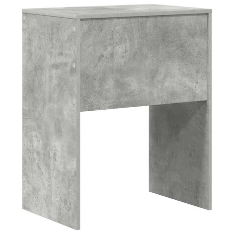 Bureau Betongrijs 60x40x76 cm Geengineerd Hout 5