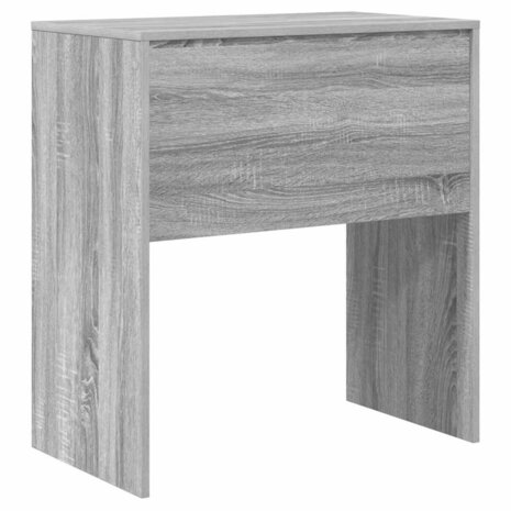 Bureau Grijs Sonoma 70x40x76 cm Gelaagd Hout 5