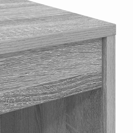 Bureau Grijs Sonoma 70x40x76 cm Gelaagd Hout 6