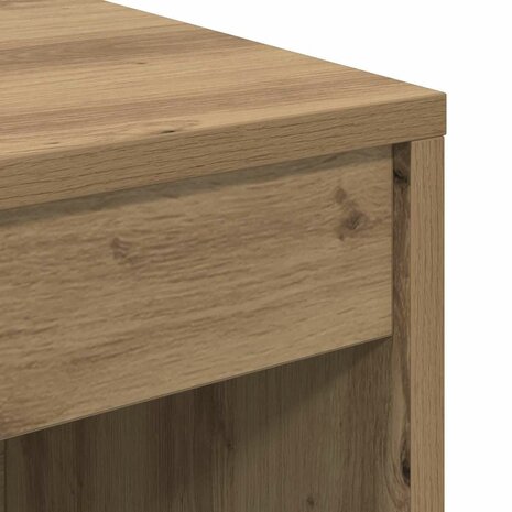 Bureau Artisan Eiken 70x40x76 cm Gelaagd Hout 6