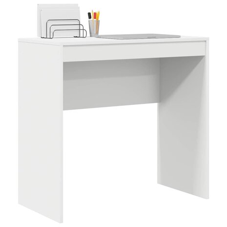 Bureau Wit 80x40x76 cm Gemaakt van Hout 2