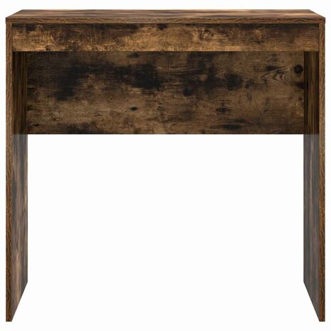 Bureau Gerookt Eiken 80x40x76 cm Gelaagd Hout 3