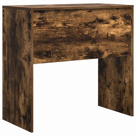 Bureau Gerookt Eiken 80x40x76 cm Gelaagd Hout 5