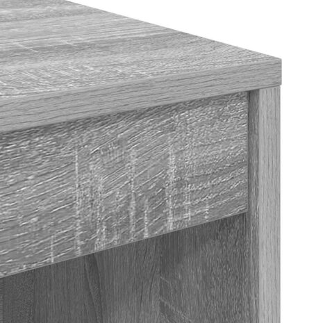 Bureau Grijs Sonoma 80x40x76 cm Houtcomposiet 6