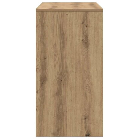 Bureau Artisan Eiken 80x40x76 cm Gelamineerd Hout 4