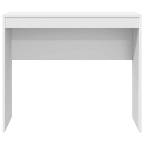 Bureau Wit 90x40x76 cm Gelaagd Hout 3