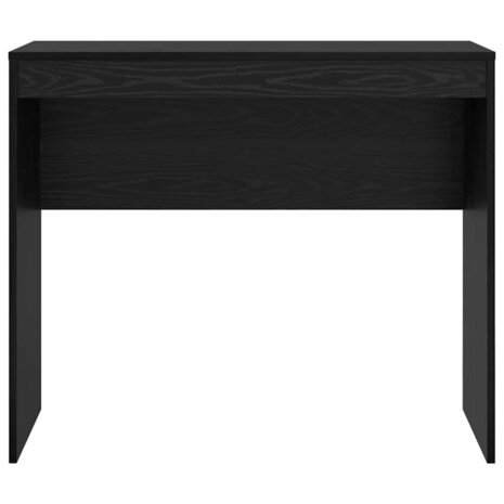 Bureau Zwart Eiken 90x40x76 cm Hout 3