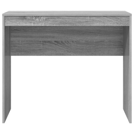 Bureau Grijs Sonoma 90x40x76 cm Gelaagd Hout 3