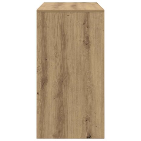 Bureau Artisan Eiken 90x40x76 cm Samengesteld Hout 4