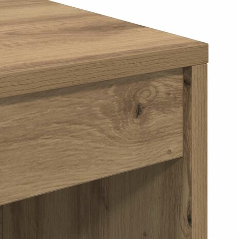 Bureau Artisan Eiken 90x40x76 cm Samengesteld Hout 6