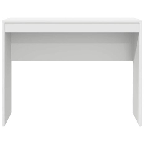 Bureau Wit 100x40x76 cm Geengineerd Hout 3