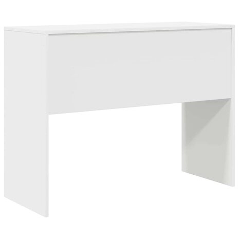 Bureau Wit 100x40x76 cm Geengineerd Hout 5