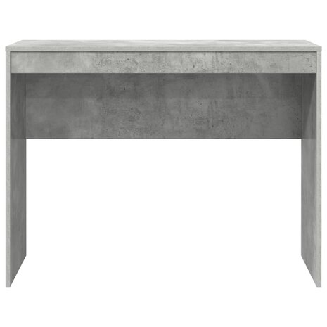 Bureau Betongrijs 100x40x76 cm Gelaagd Hout 3