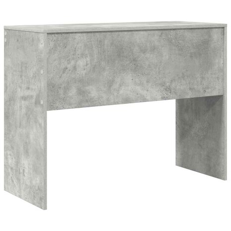 Bureau Betongrijs 100x40x76 cm Gelaagd Hout 5