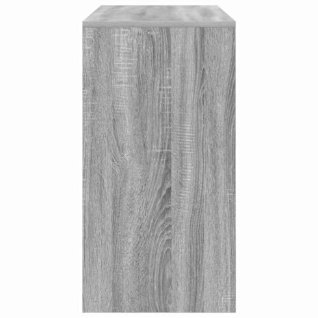 Bureau Grijs Sonoma 100x40x76 cm Gelaagd Hout 4