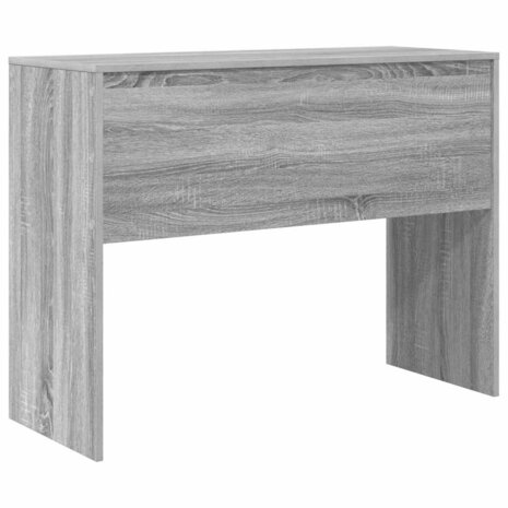 Bureau Grijs Sonoma 100x40x76 cm Gelaagd Hout 5