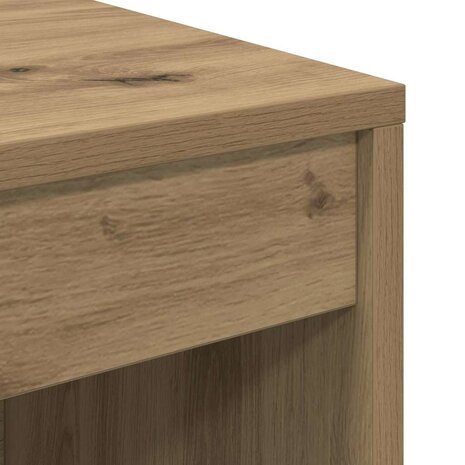 Bureau Artisan Eiken 100x40x76 cm Gelaagd Hout 6