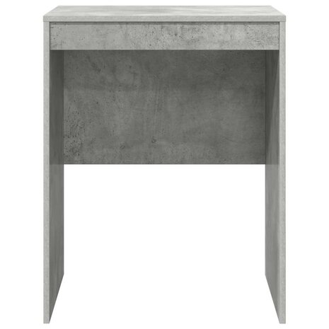 Bureau Beton Grijs 60x50x76 cm Gelaagd Hout 3