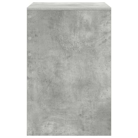 Bureau Beton Grijs 60x50x76 cm Gelaagd Hout 4