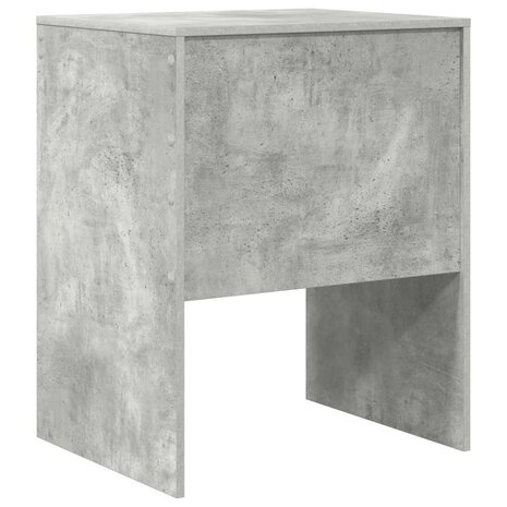 Bureau Beton Grijs 60x50x76 cm Gelaagd Hout 5