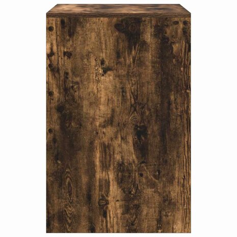 Bureau Rook-eiken 60x50x76 cm Gelaagd Hout 4
