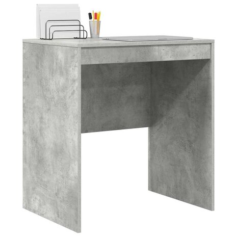 Bureau Betongrijs 70x50x76 cm Gelaagd Hout 2