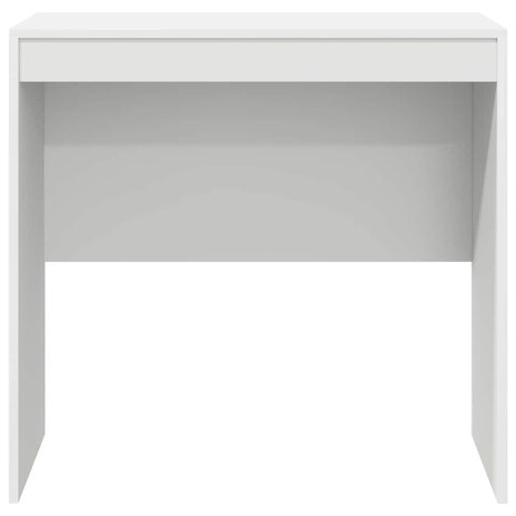 Bureau Wit 80x50x76 cm Kunststof Hout 3