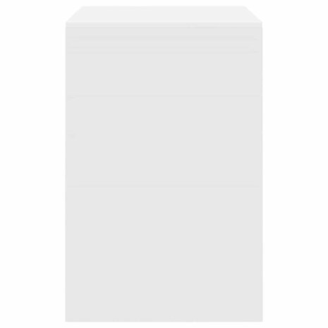 Bureau Wit 80x50x76 cm Kunststof Hout 4