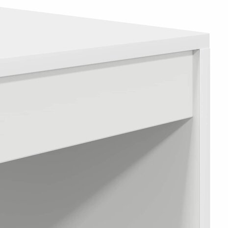 Bureau Wit 80x50x76 cm Kunststof Hout 6