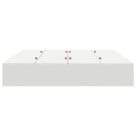 Bedframe met opbergruimte wit 200x200 cm 5