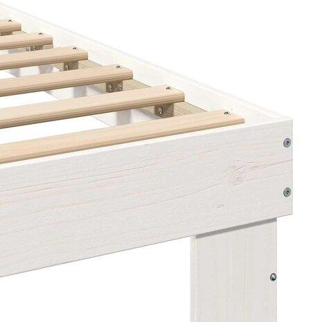 Bedframe met lade Wit 150 x 200 cm Hout 8