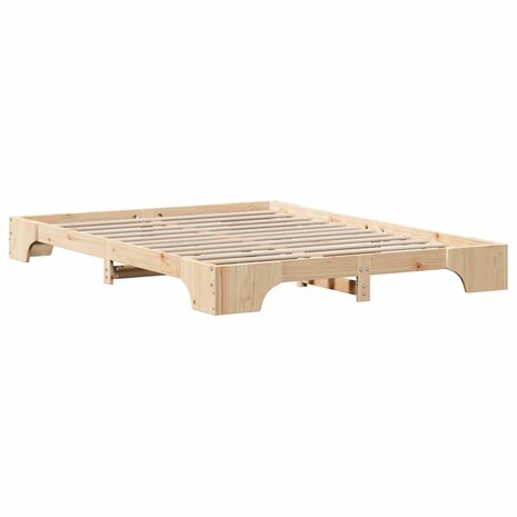 Bedframe 150x200 cm van Massief Grenenhout 7