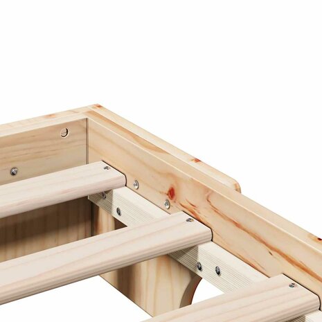 Bedframe 150x200 cm van Massief Grenenhout 8