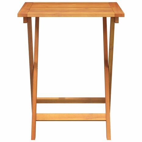 Opvouwbare Tuintafel Vierkant 60x60x72 cm Massief Acaciahout 3