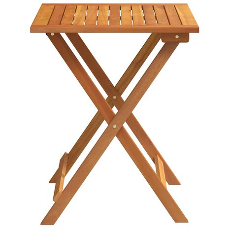 Opvouwbare Tuintafel Vierkant 60x60x72 cm Massief Acaciahout 4