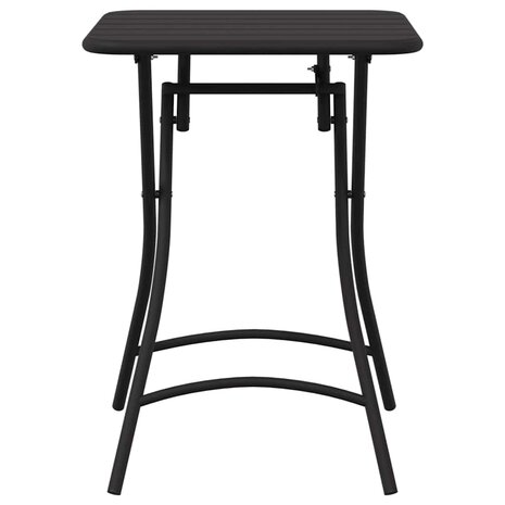 Tuintafel inklapbaar 55x55x73 cm staal antraciet 3