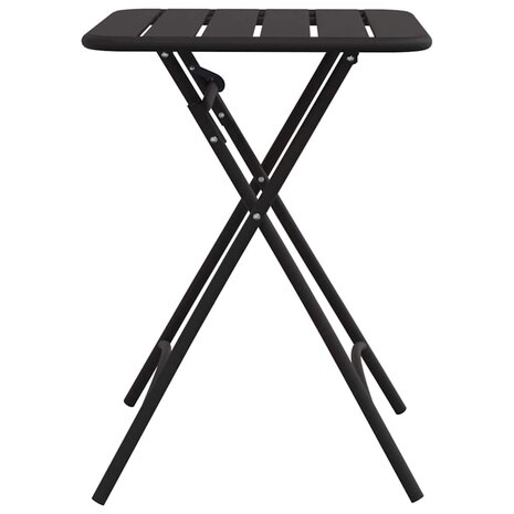 Tuintafel inklapbaar 55x55x73 cm staal antraciet 4