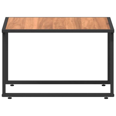 Tuintafel 55x55x35 cm DPC en staal bruin 6