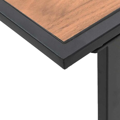 Tuintafel 55x55x35 cm DPC en staal bruin 8