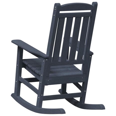 Tuin Schommelstoel Marineblauw 70x92x108 cm HDPE 5