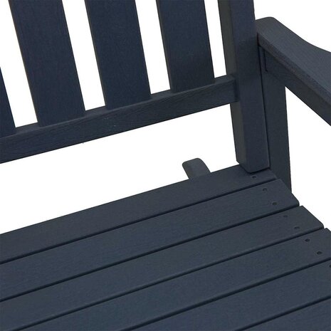 Tuin Schommelstoel Marineblauw 70x92x108 cm HDPE 7