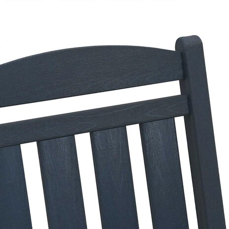 Tuin Schommelstoel Marineblauw 70x92x108 cm HDPE 8
